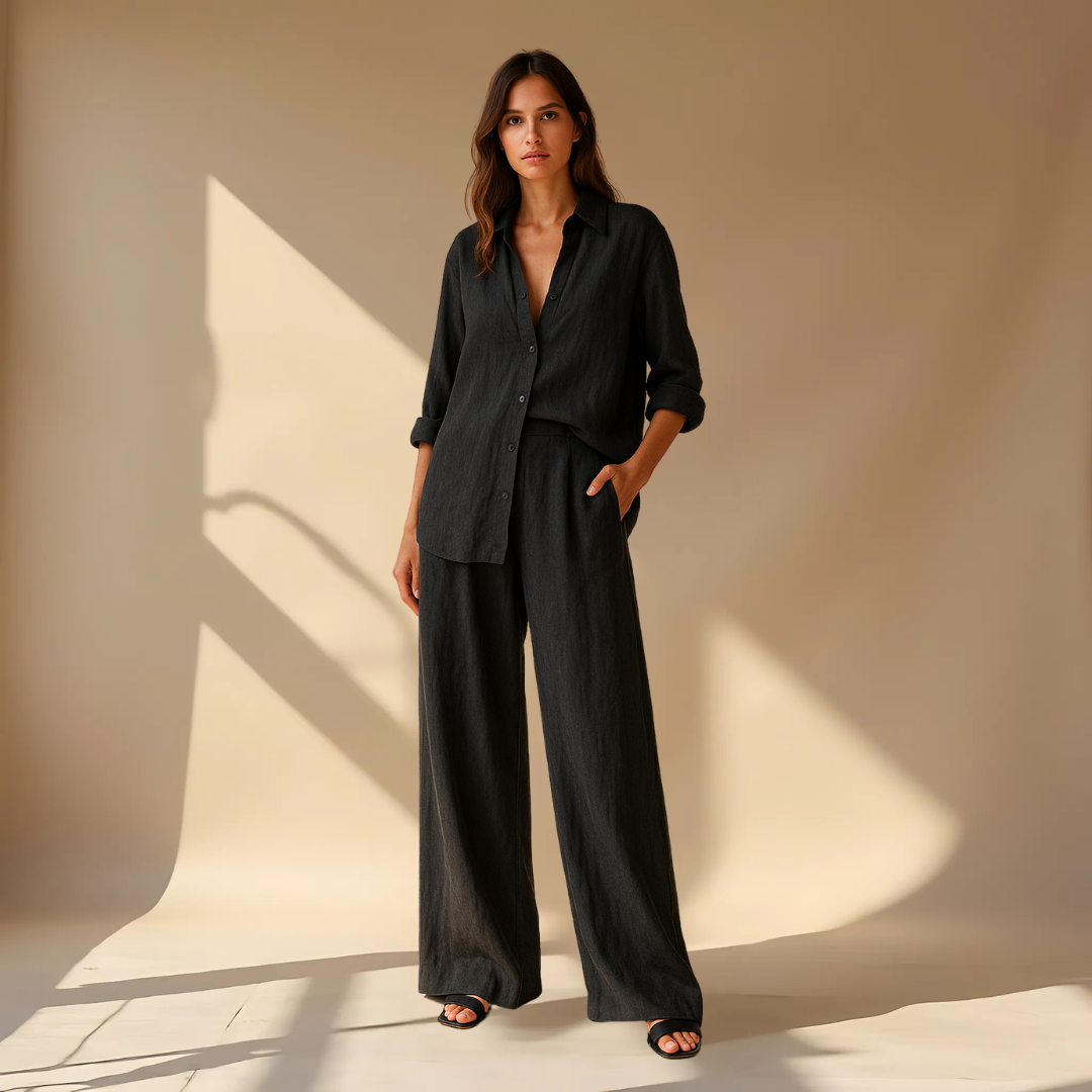Ashleigh | 2-teiliges Set aus Hemd und Hose