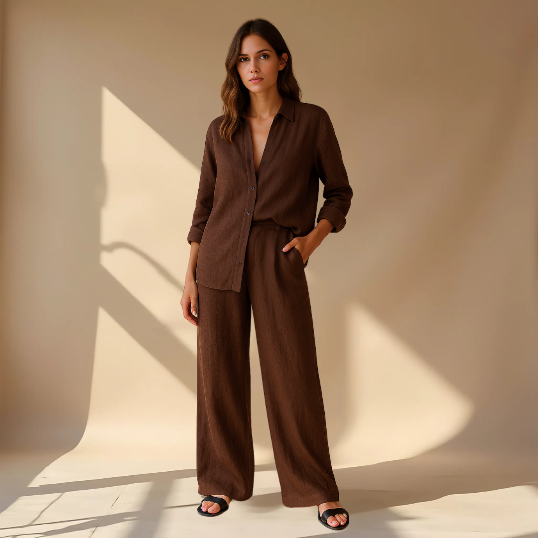 Ashleigh | 2-teiliges Set aus Hemd und Hose