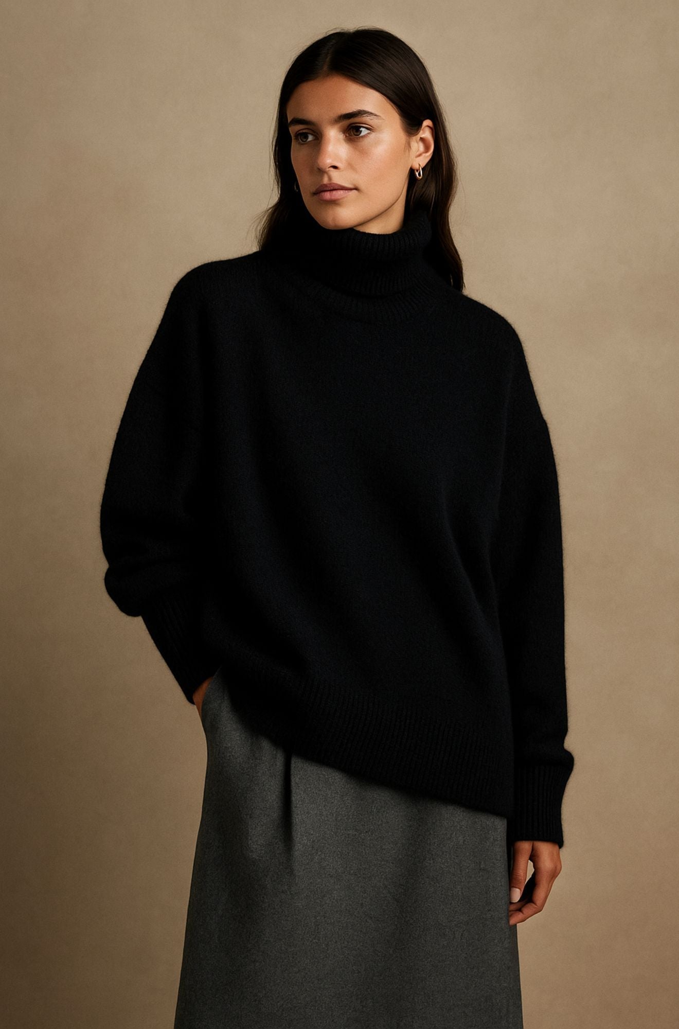 Juliana | Zeitloser Eleganter Rollkragenpullover