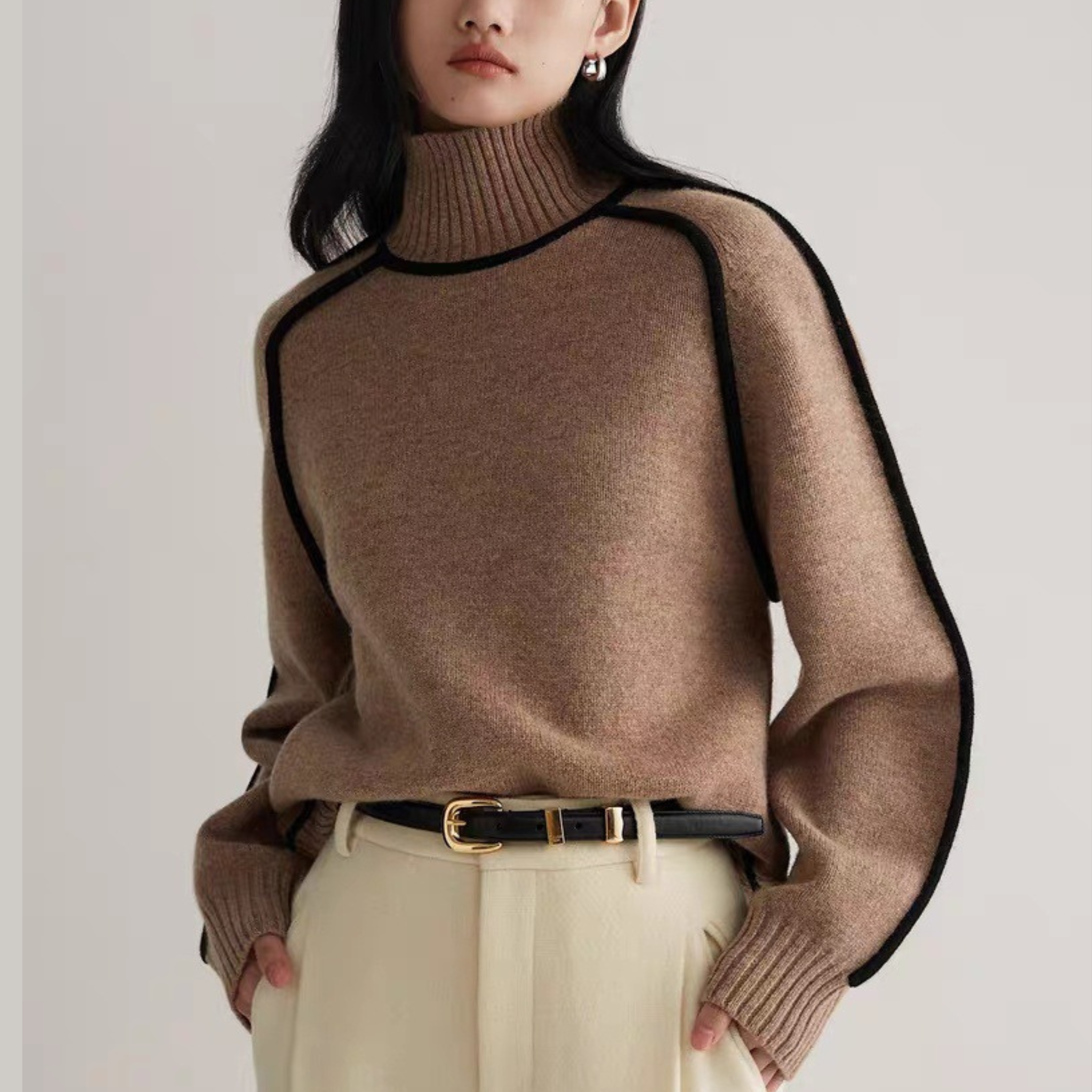 Leandra | Bequemer Rollkragenpullover