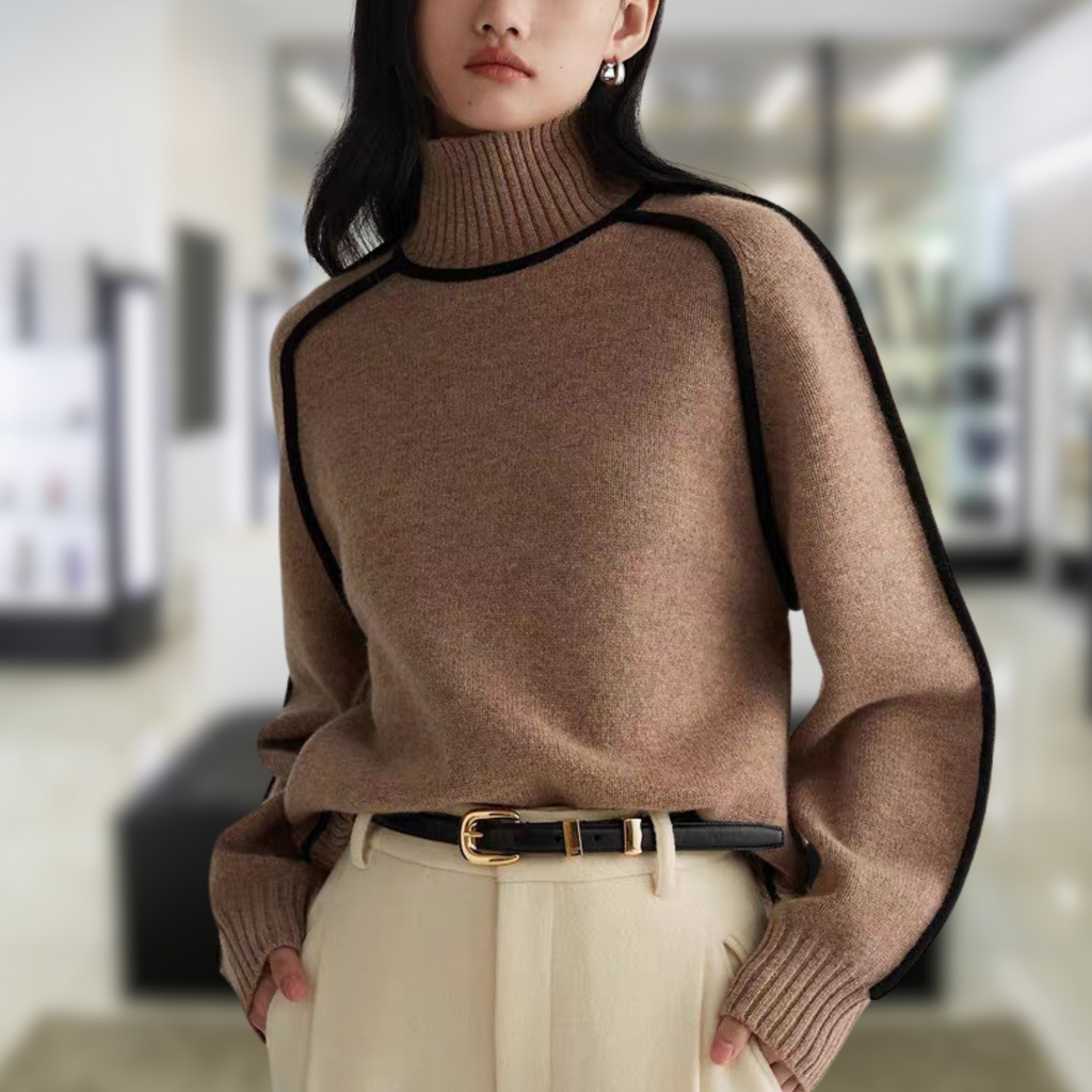 Leandra | Bequemer Rollkragenpullover