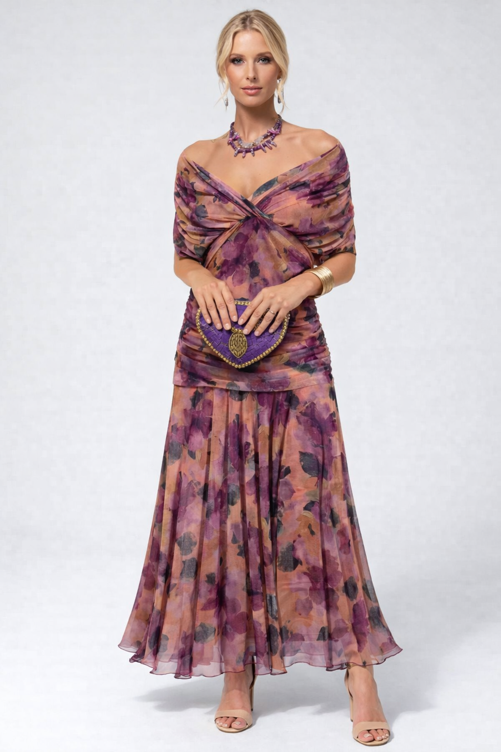 Lilly | Fließendes Midikleid