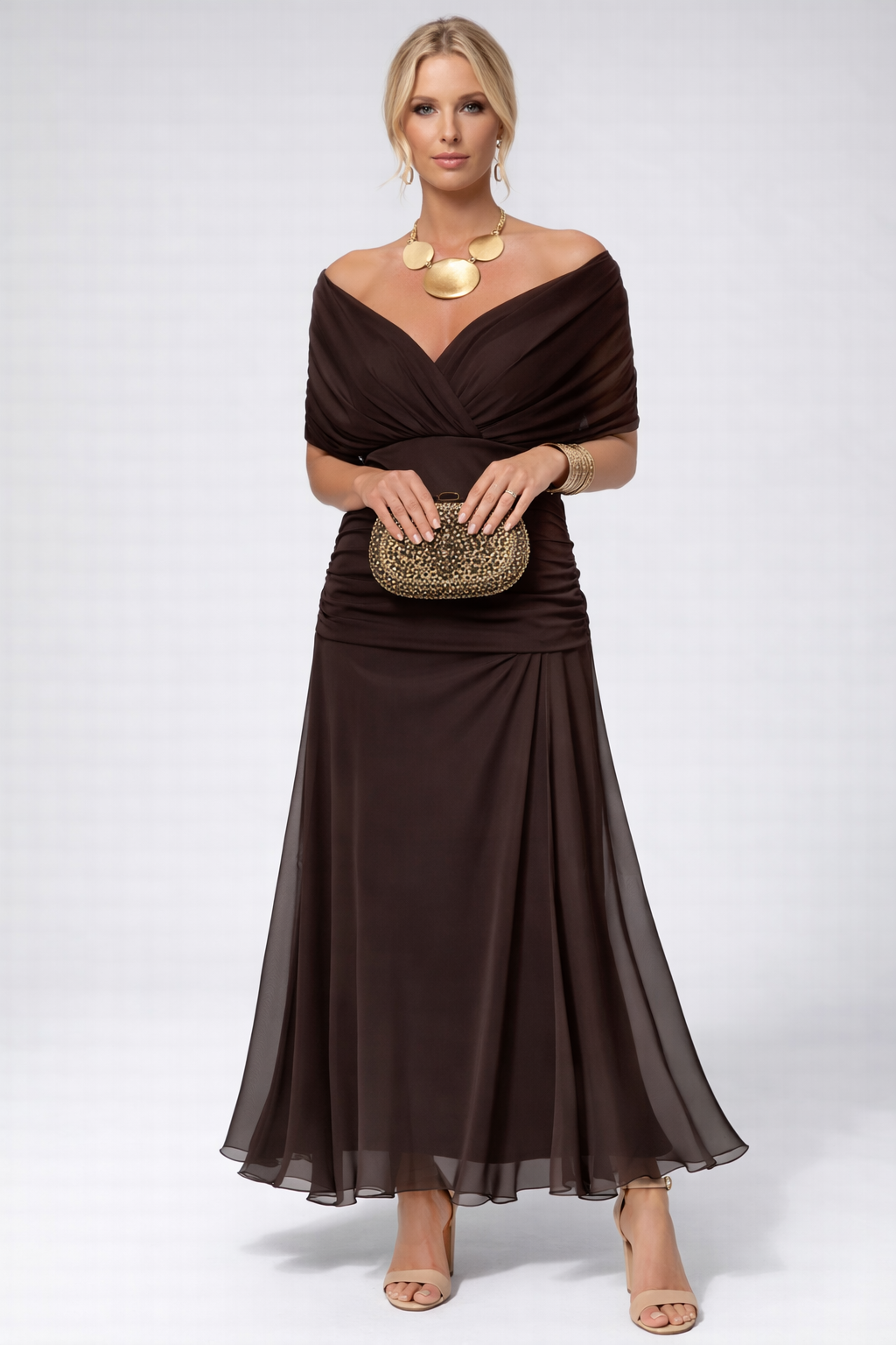 Lilly | Fließendes Midikleid