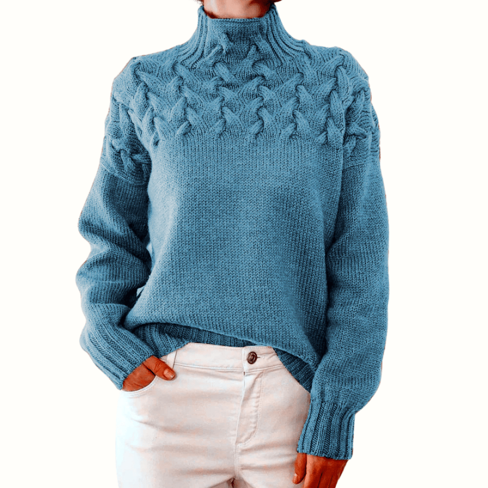 Elva | Gemütlicher Damen-Rollkragenpullover