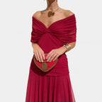 Lilly | Fließendes Midikleid