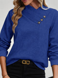 Isola | Eleganter Pullover Damen mit Dekorativen Knöpfen