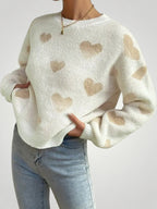 Theresia | Herzmuster Pullover für Elegante Anlässe