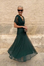 Lilly | Fließendes Midikleid