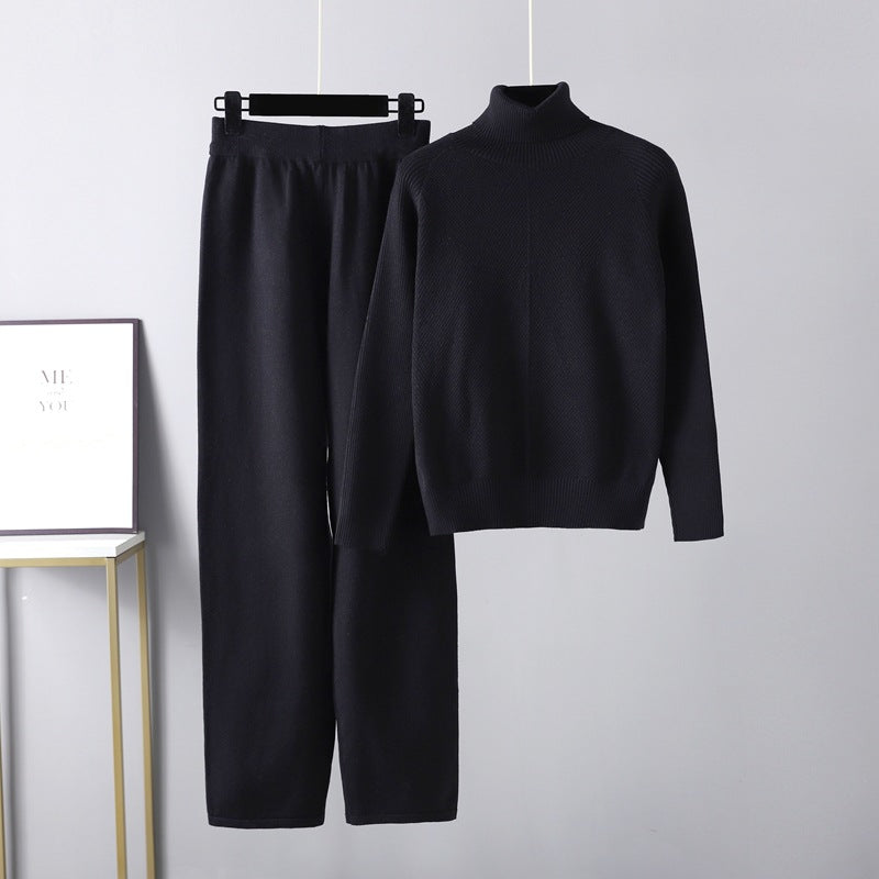 Leah | Zwei-Teile Lounge-Set aus Kabelstrick