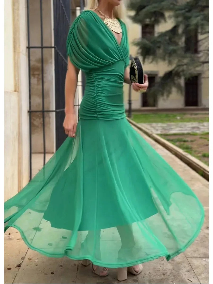 Lilly | Fließendes Midikleid