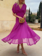Lilly | Fließendes Midikleid